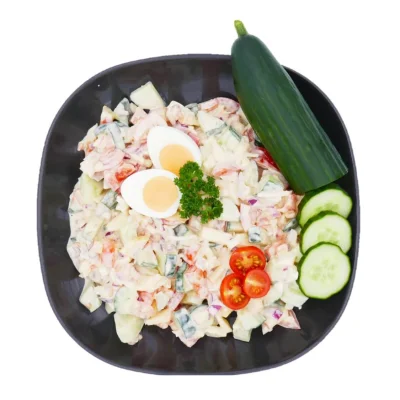 Productfoto Tomaat-ei salade, 100 gram