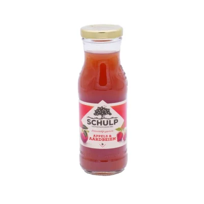Productfoto Schulp appelsap aardbei 200 ml