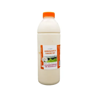 Productfoto Yoghurt abrikozen 1 liter
